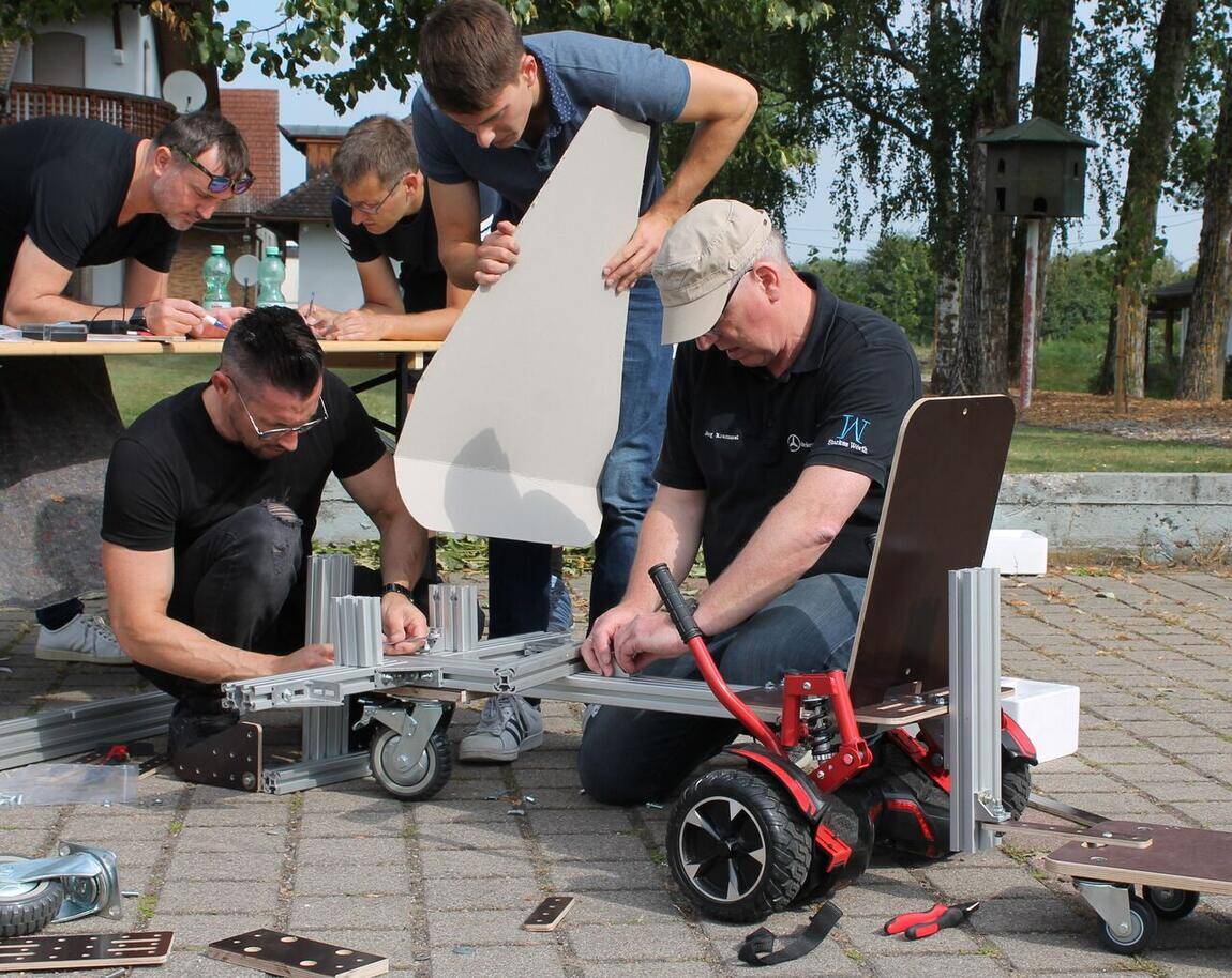 Teamchallenge bei Daimler – Gruppe beim Firmenevent