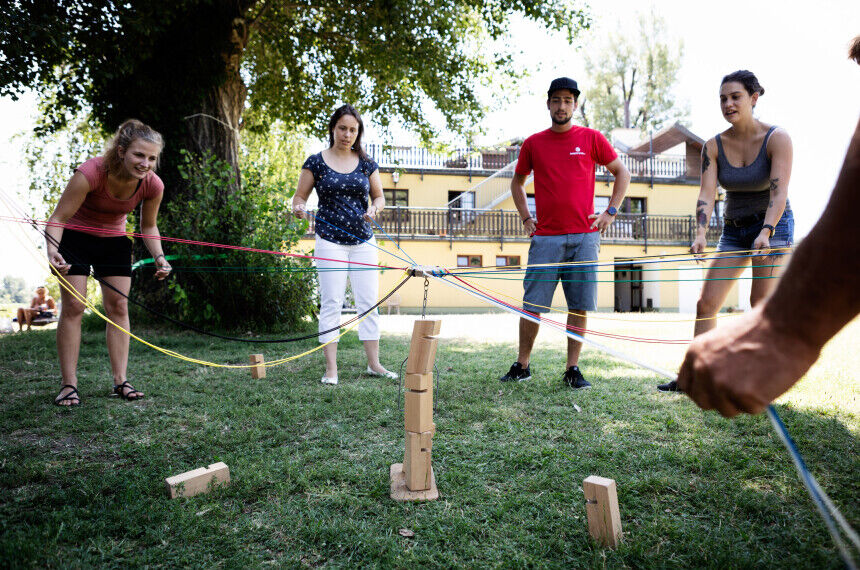 Tower of Power – Teambuilding-Station Turmbau